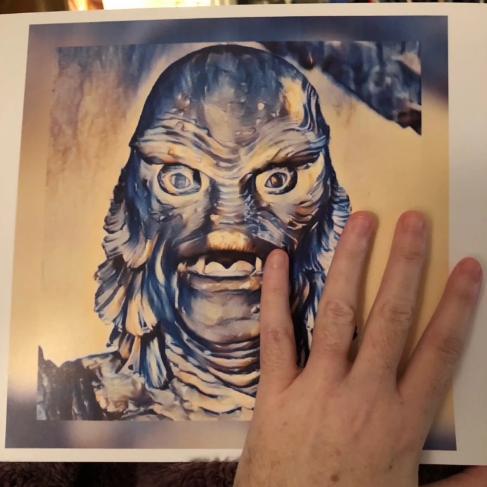 CREATURE FROM BLACK LAGOON PREMIUM ART PRINT - Picture 1 of 2